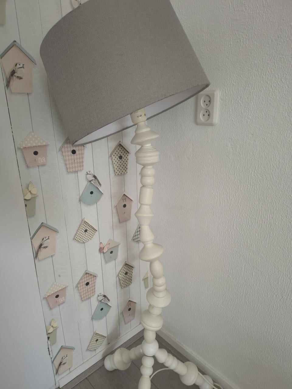 Unieke vintage IKEA lamp 18190 wit. Collectors item lamp.