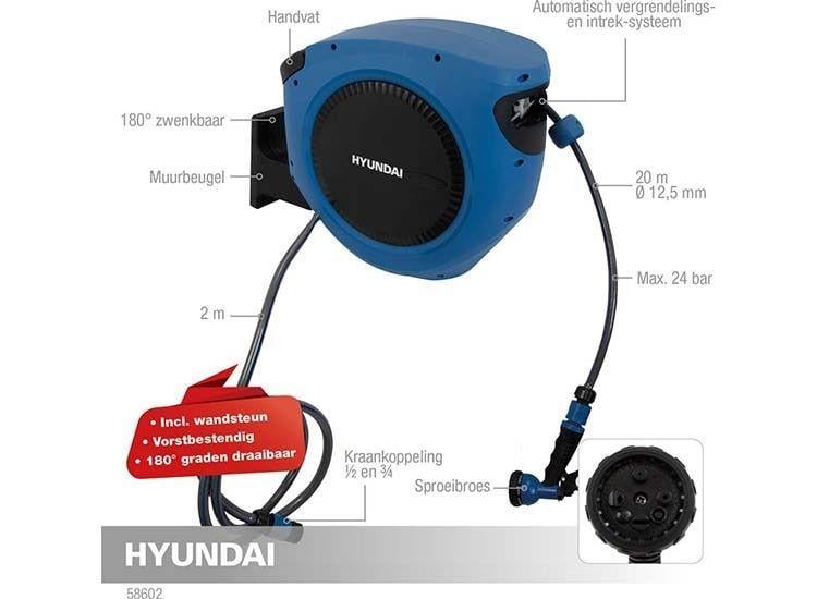 Automatisch oprolbare tuinslang. ACTIE!!!
