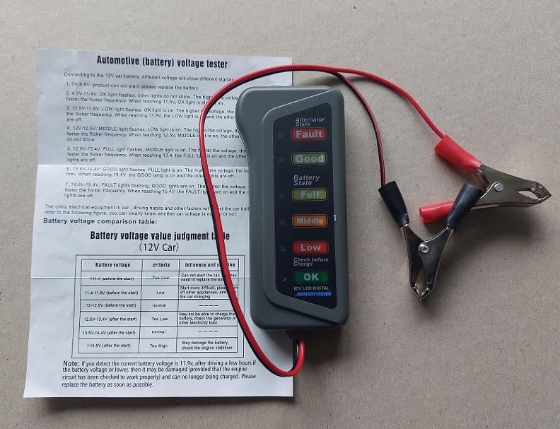 Accu Tester 12V