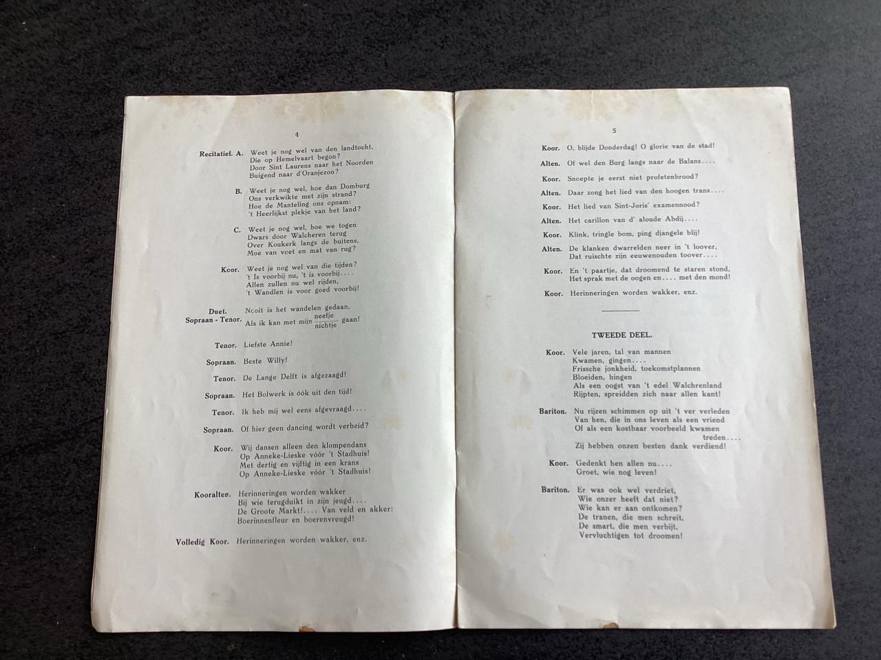 Middelburg. (Boekje Kweekschool)