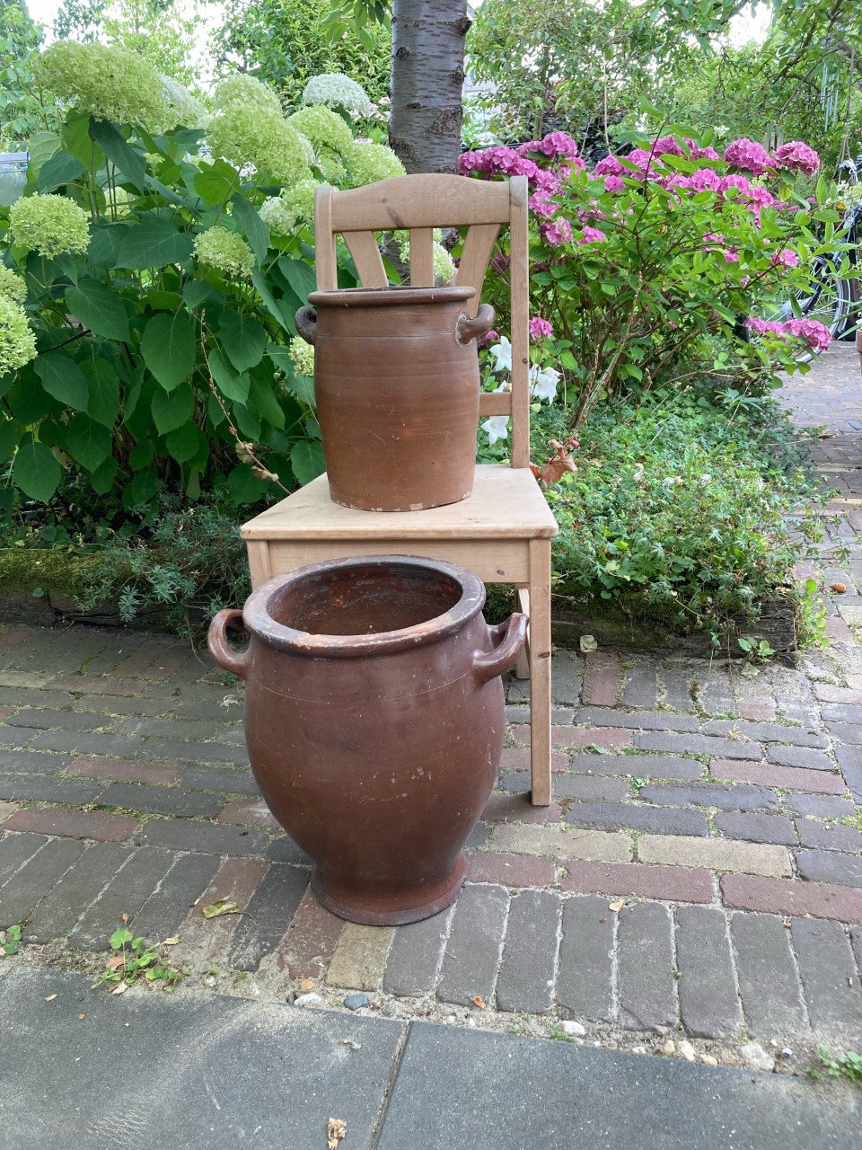 Keulse potten bruin 2 stuks