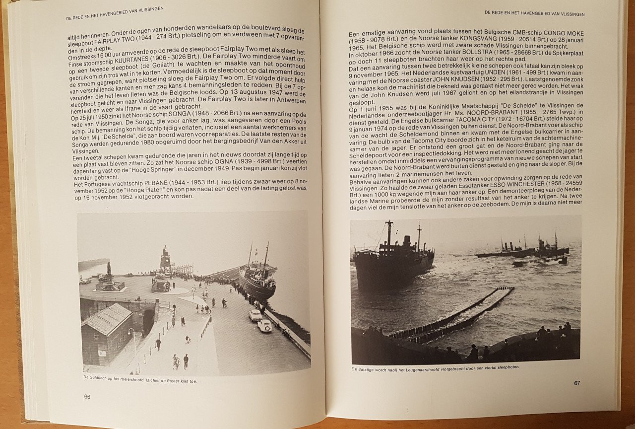 DE WESTERSCHELDE BIJ STORM EN MIST - C Heijkoop - 1983