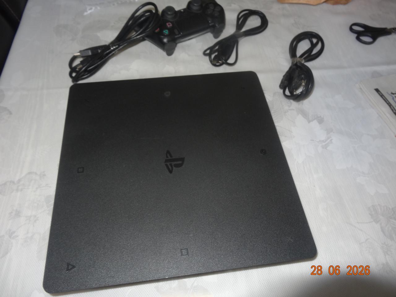 ZGAN PS 4 compleet met alle kabels en spel, SLIM versie,1TB
