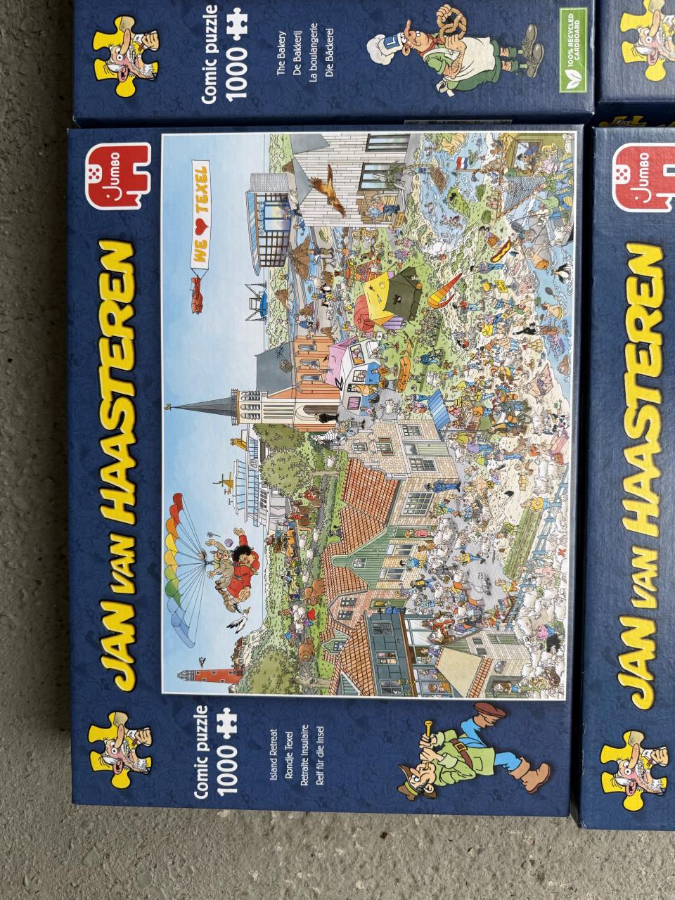 4 x Jan van Haasteren puzzel