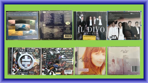 CD Verschillende muziek CD's (totaal 15 stuks)& 3 singeltjes