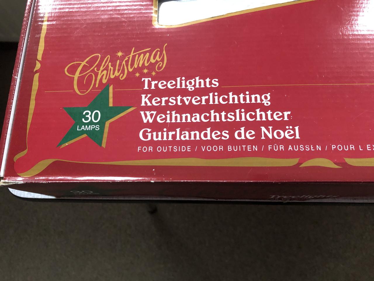 Kerstverlichting 30 lampjes voor buiten