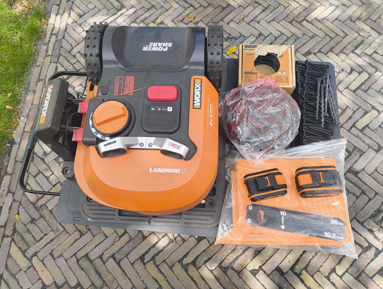 Workx Landroid M500 Robotmaaier + Extra Accu & Wielen
