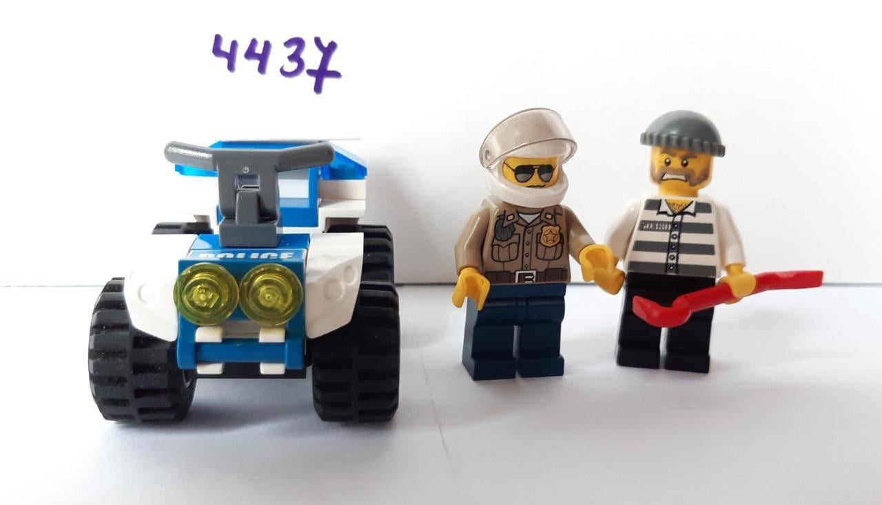 Lego City 4437: politie quad en jeep met 2 minifiguren