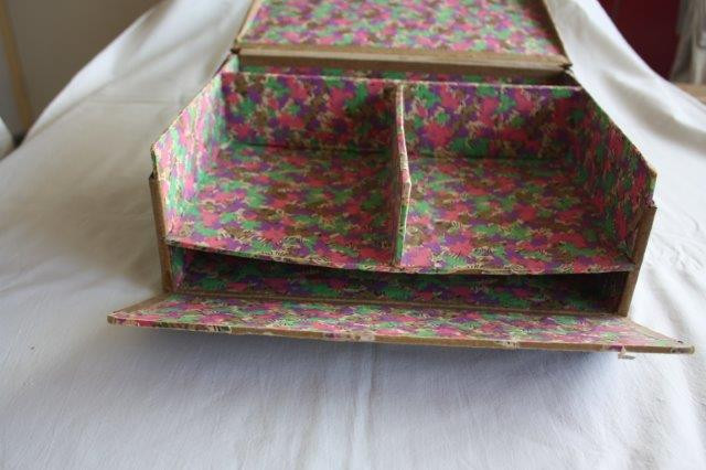 Correspondentie doos Enveloppen doos LxBxH; 30 x 24,5x 11 cm Met vakken voo