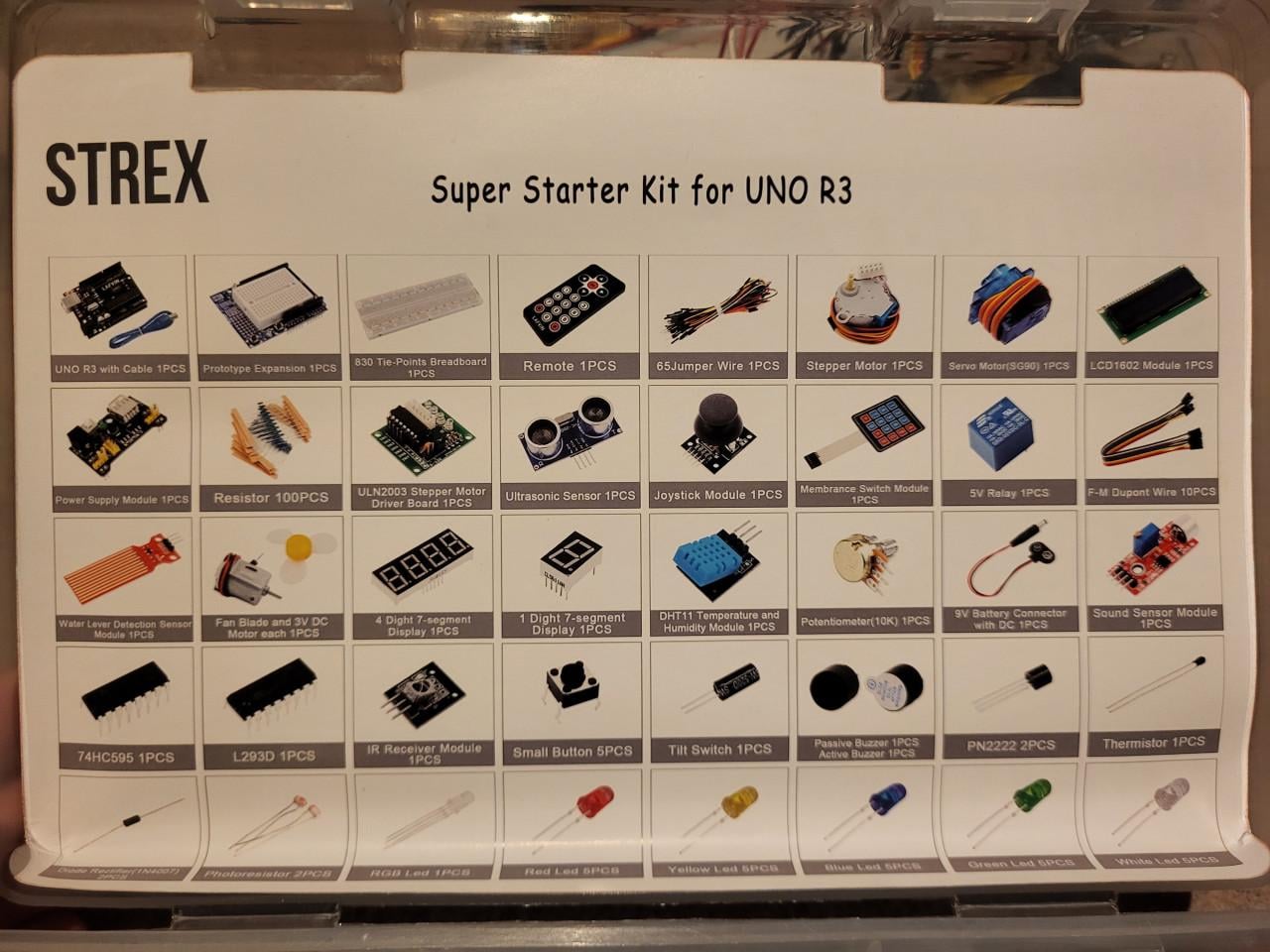 Arduino uno r3 starter kit en robot chassis