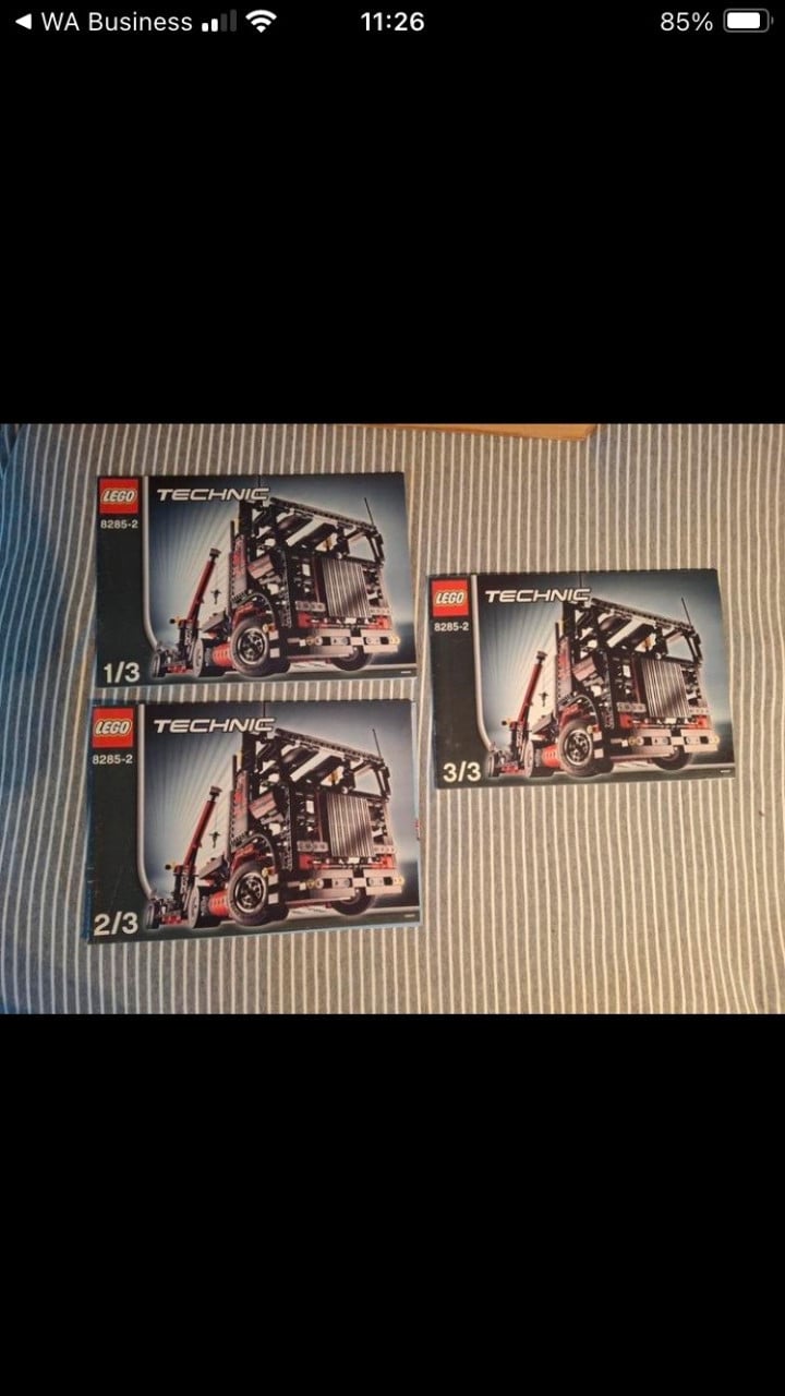 Technisch LEGO vrachtwagen 8285
