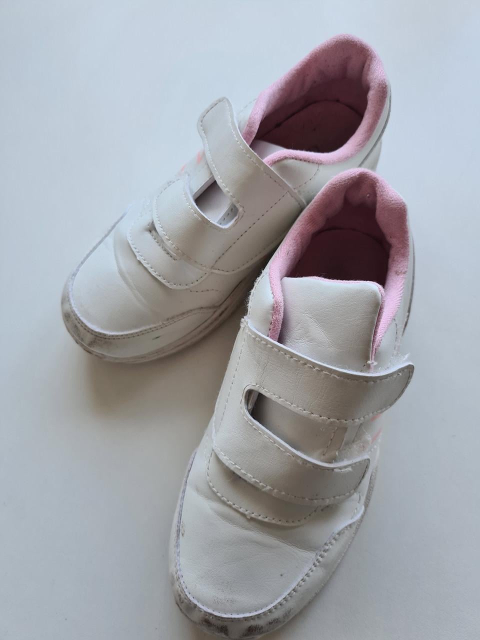 Witte sportschoenen met klittenband - Maat 31
