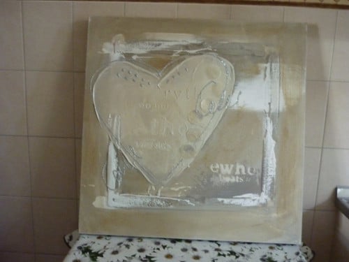 DRIE CANVAS SCHILDERIJEN
