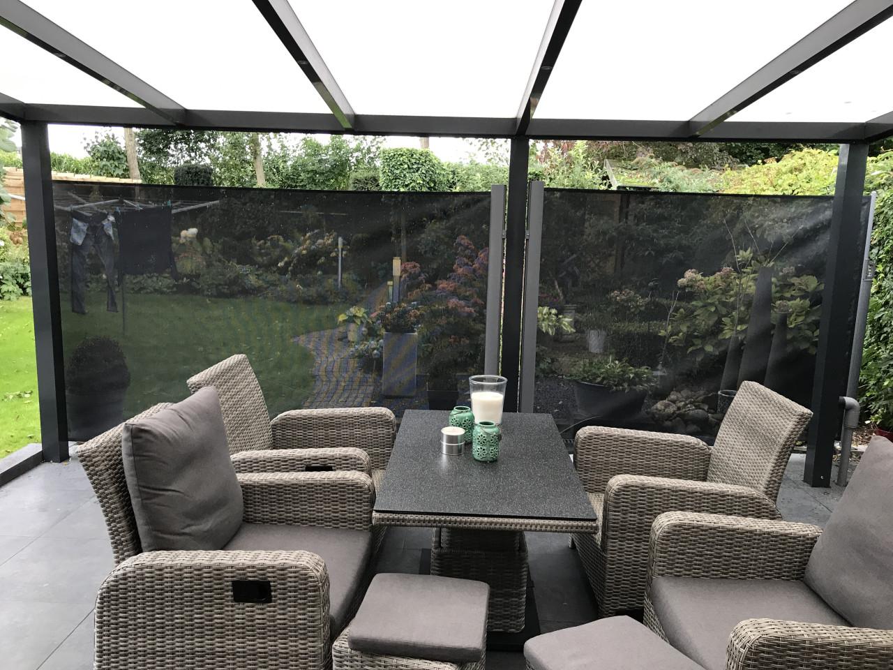 Tuin uittrekbaar windscherm