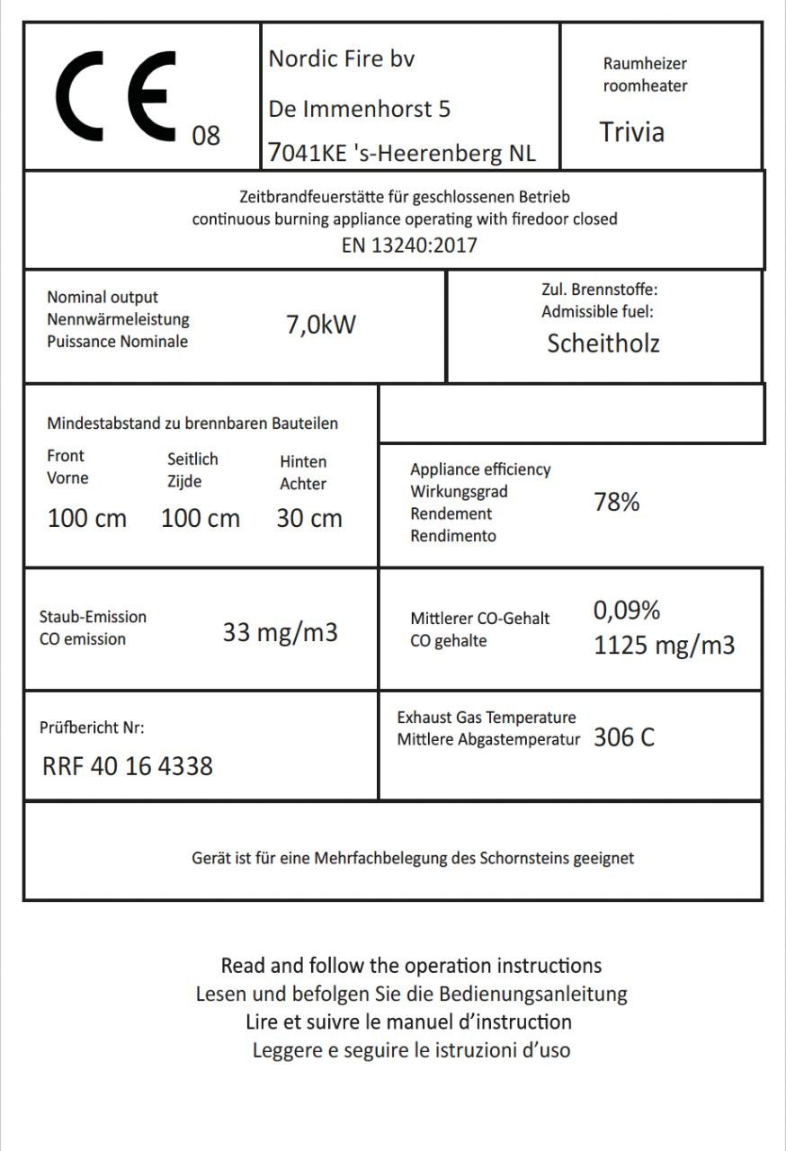 Houtkachel 7KW GERESERVEERD