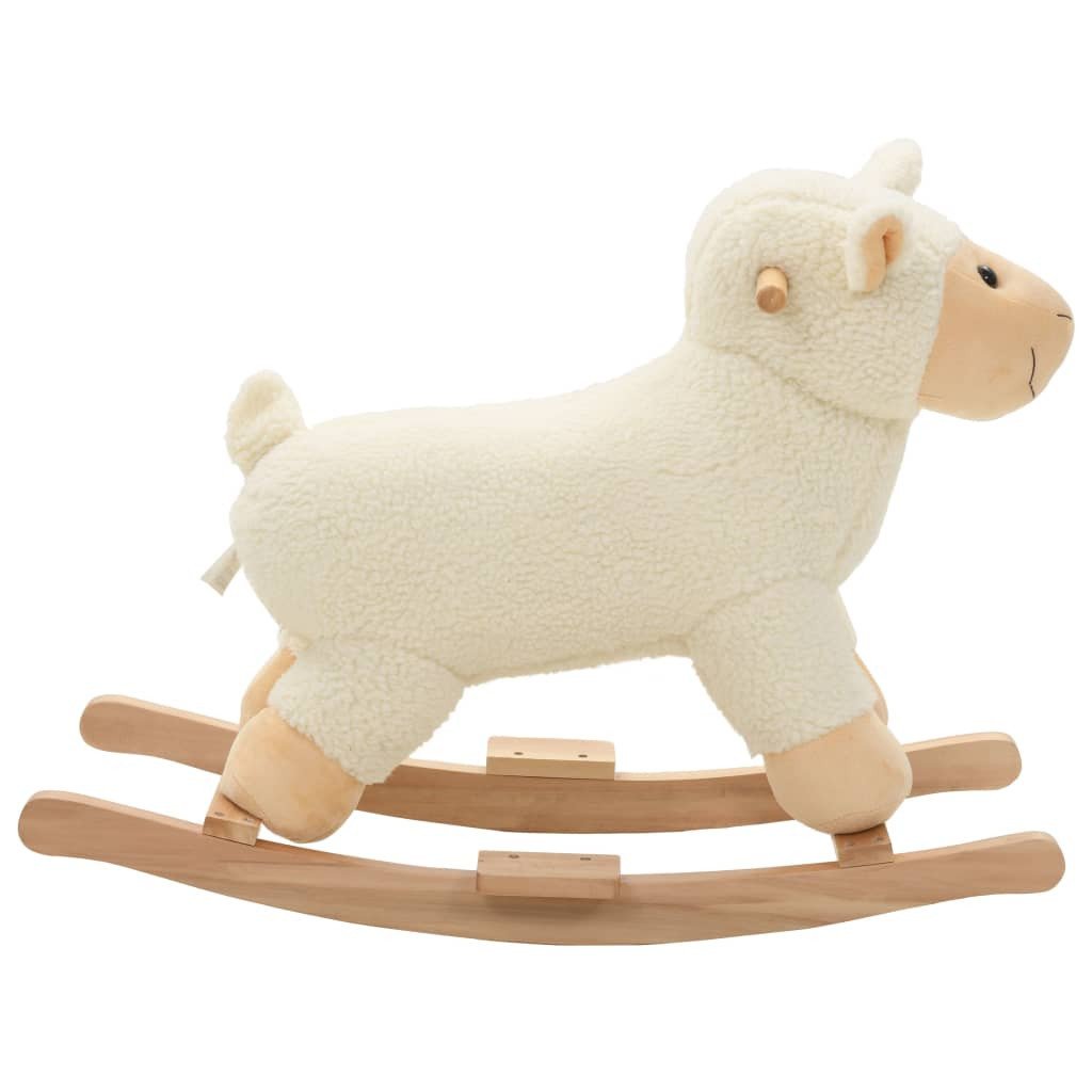 Hobbeldier schaap 78x34x58 cm pluche wit casaxl