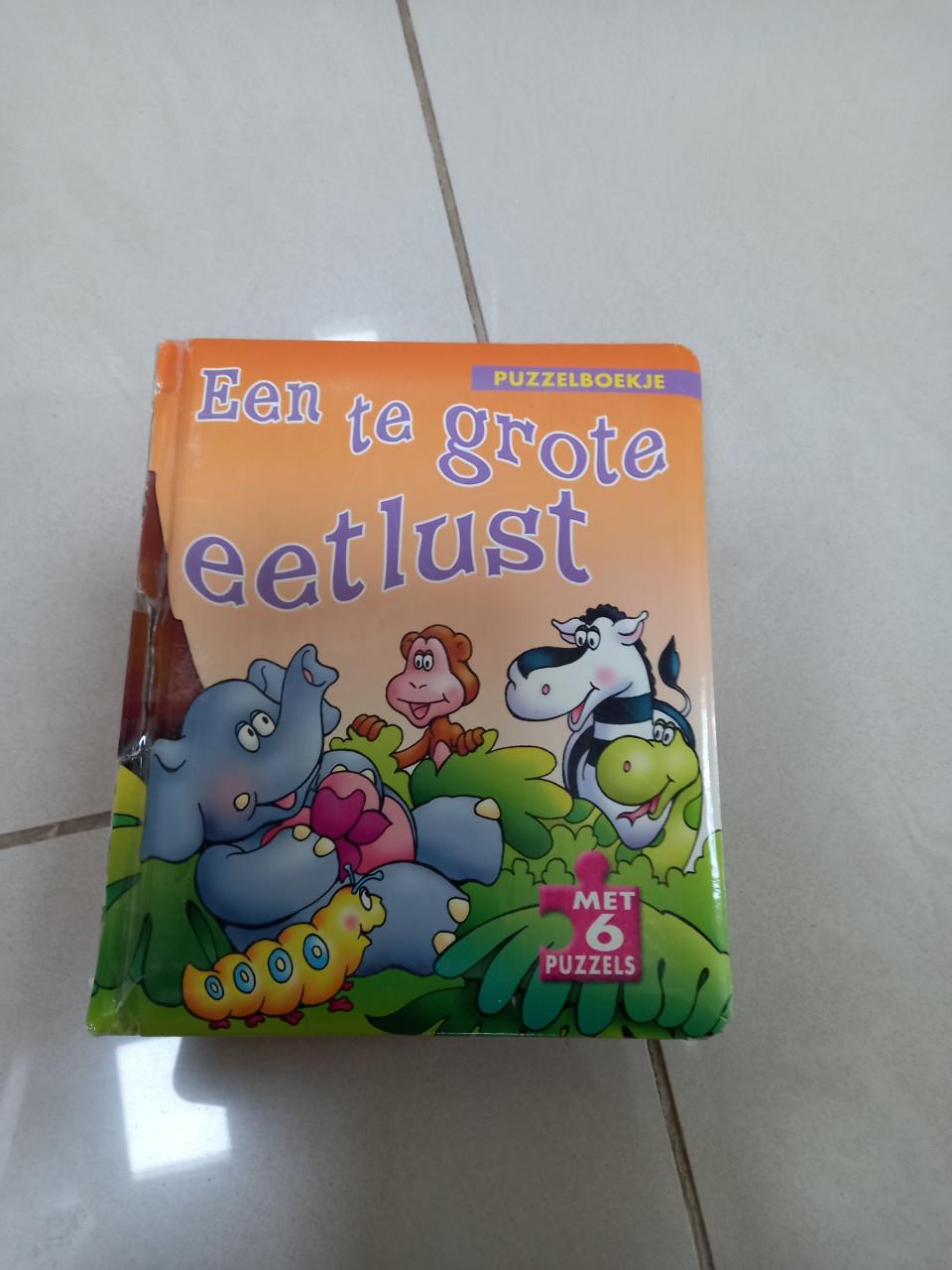 Kinder puzzel + (voor)leesboek