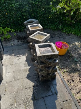 Gratis afhalen 28 tegels