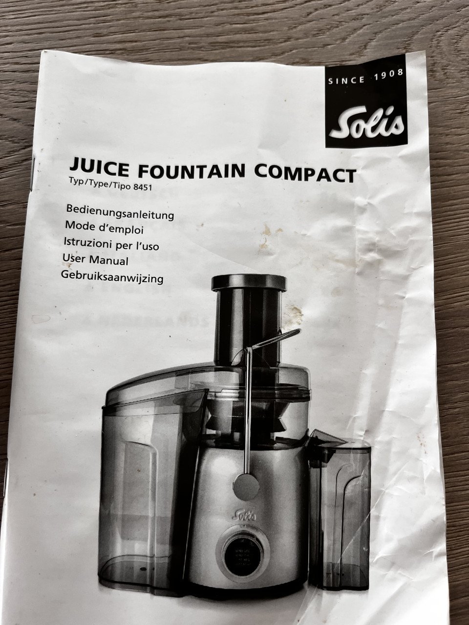 Keukenmachine juicer Solis