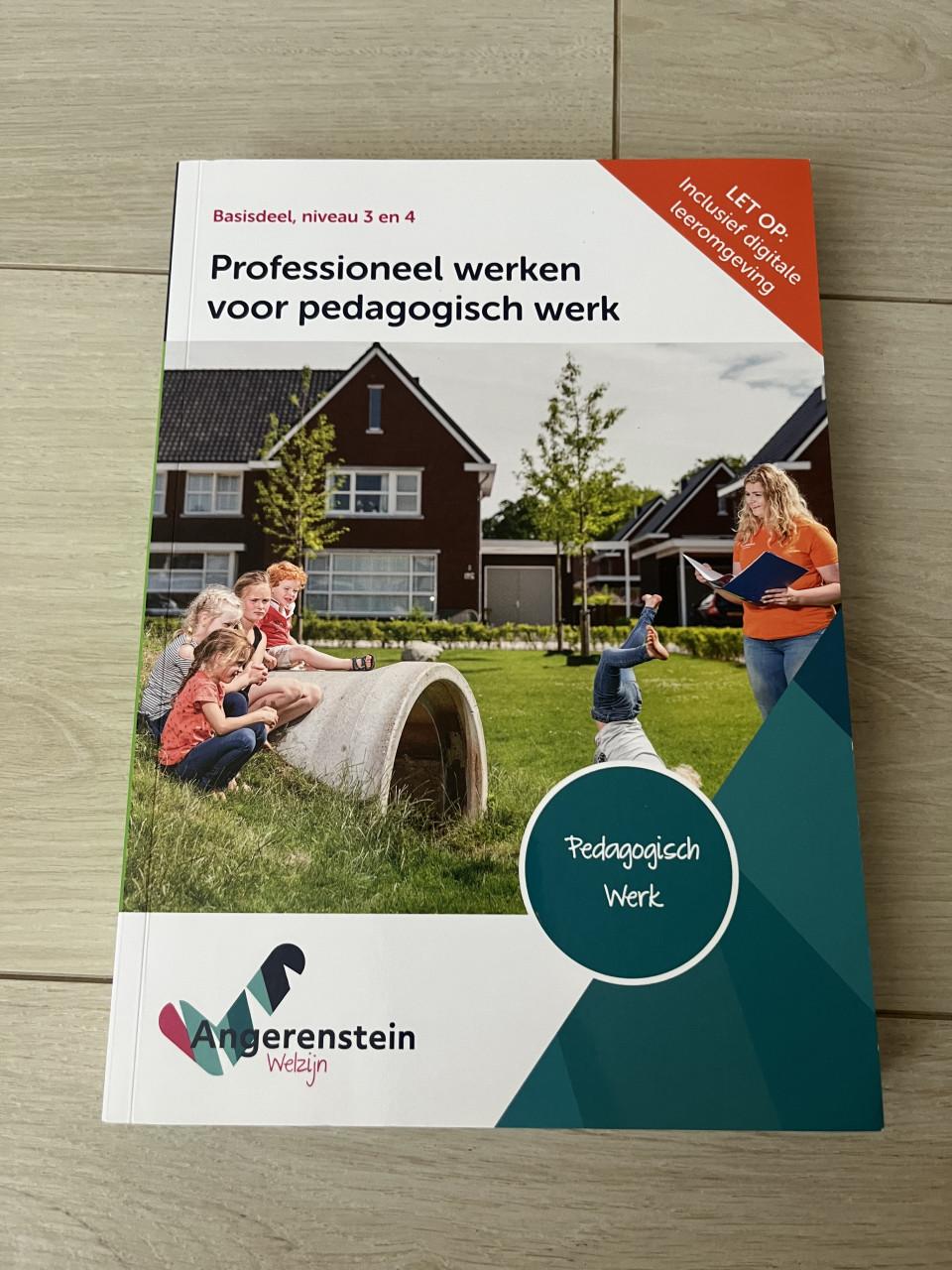 Professioneel werken voor pedagogisch werk – Basisdeel niveau 3 en 4
