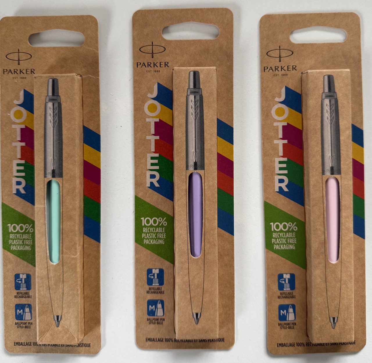Parker Jotter balpen in Pastelkleuren. Nieuw!