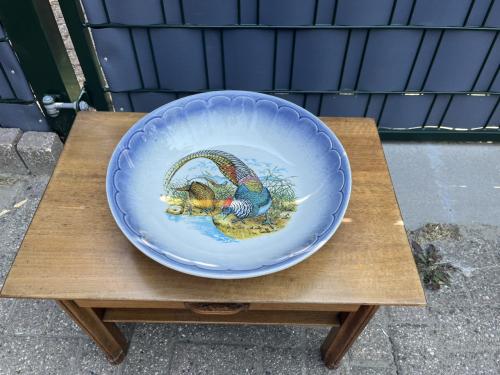 Grote vintage Italiaanse keramische schaal Carm Ceramica