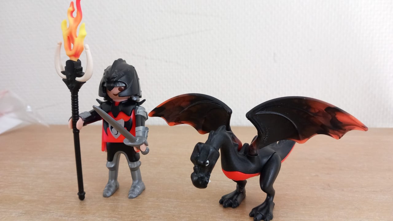 Playmobil ridder met draak setnr 4790