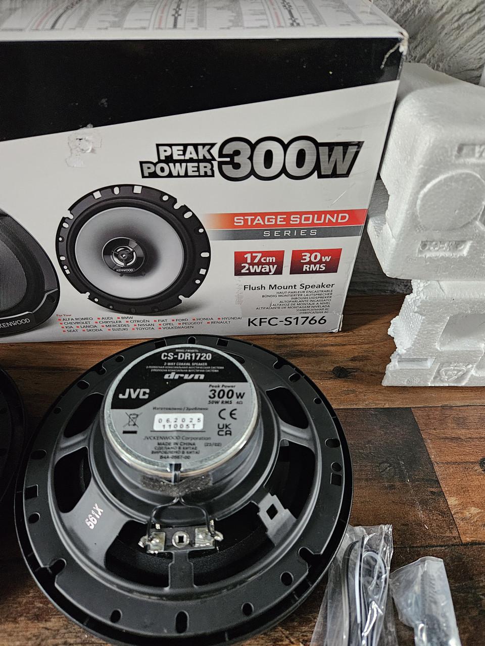 Nieuwe Kenwood CS-DR1720 2-weg luidsprekers - 300 Watt