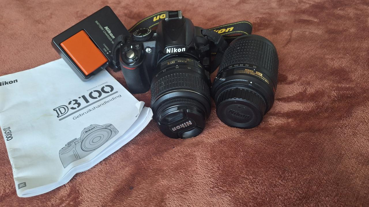 Nikon D3100 en lenzen