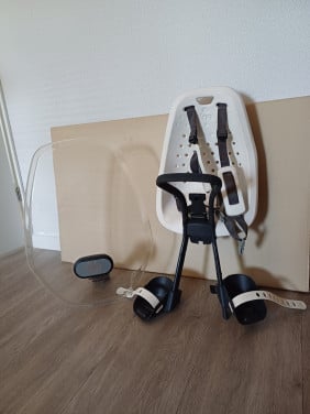 Yepp fietsstoel + windscherm