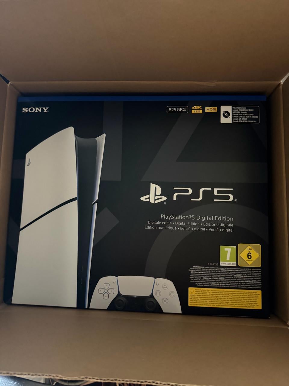 Ps5 digital edition nieuw in doos