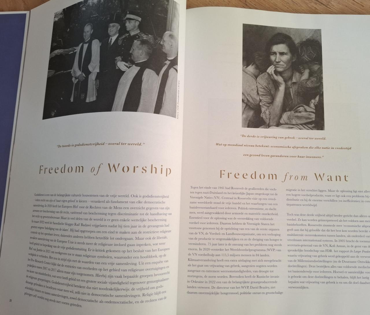 Veertig jaar Four Freedoms Awards, 1982 – 2022, Middelburg `New York City