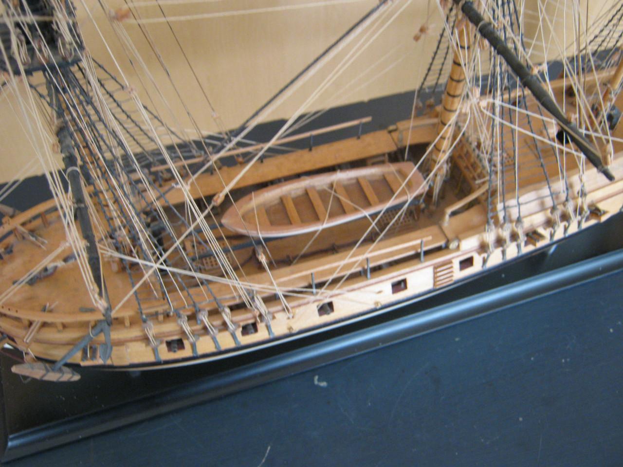 Scheepsmodel USS Rattlesnake.
