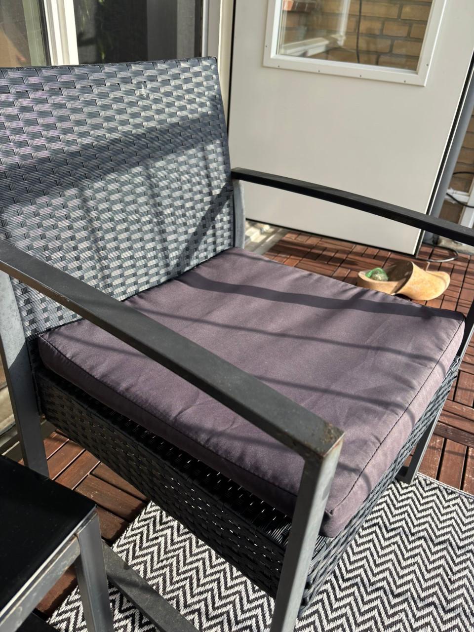 Outsunny 3-delige balkonmeubelset