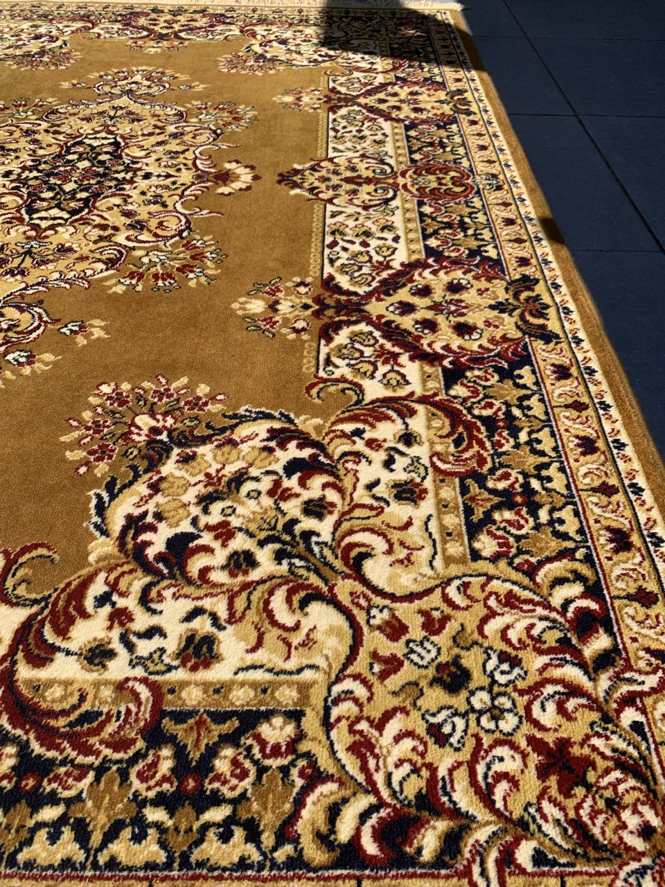✨Prachtig Sfeervol Okergeel Vintage Vloerkleed ✨