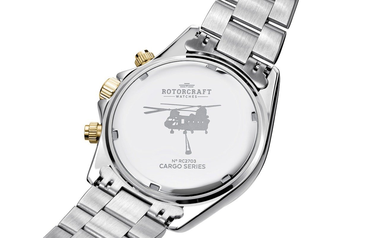 Herenhorloge van Rotorcraft (Cargo RC2703) Zilver Goud of Goud