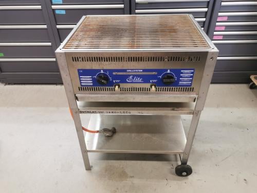 Hendi RVS gasbarbecue