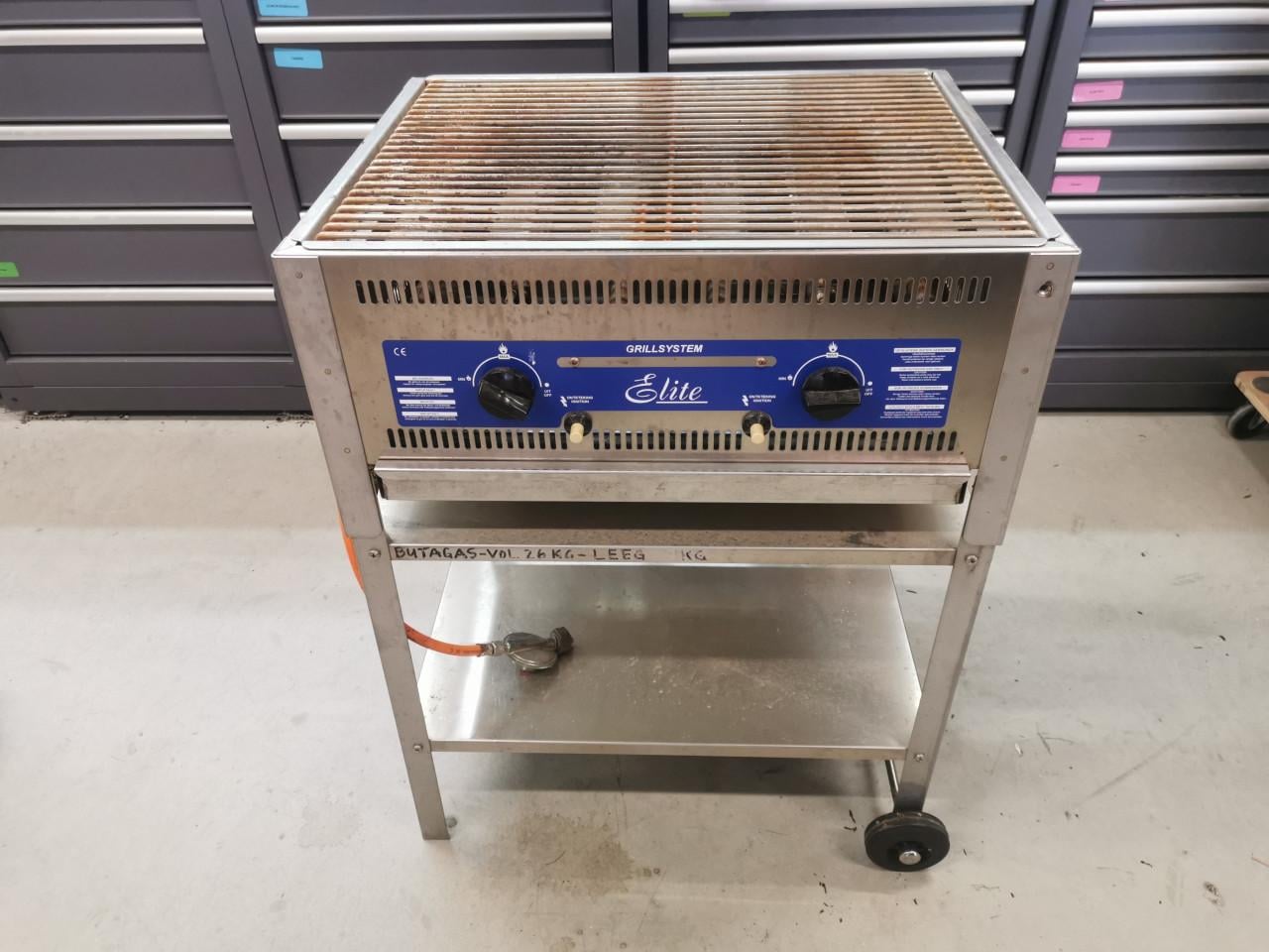 Hendi RVS gasbarbecue