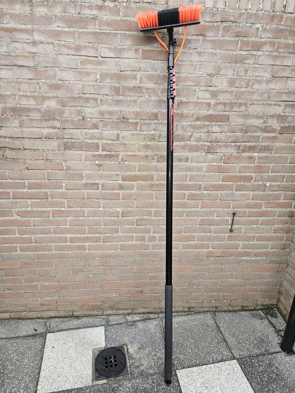 Professionele Telescoopsteel  5 vakken tot 7,2mtr + set