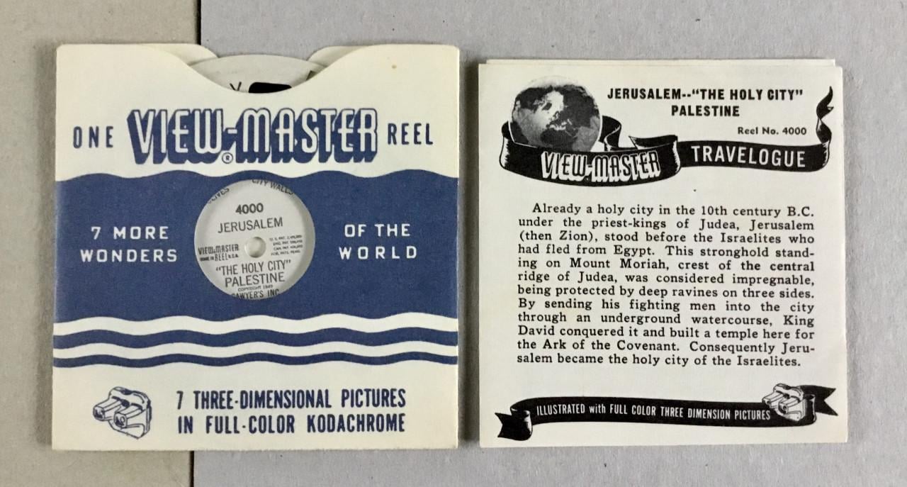 VIEW MASTER stereoscope SAWYER’s Inc Portland-ORE