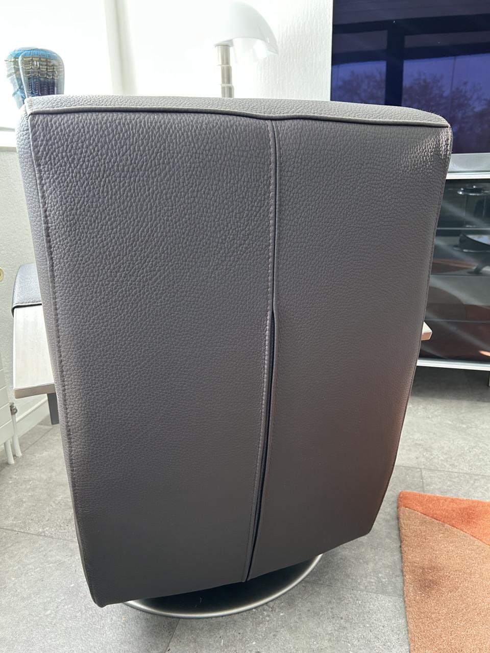 2 Draai fauteuils (Leer)