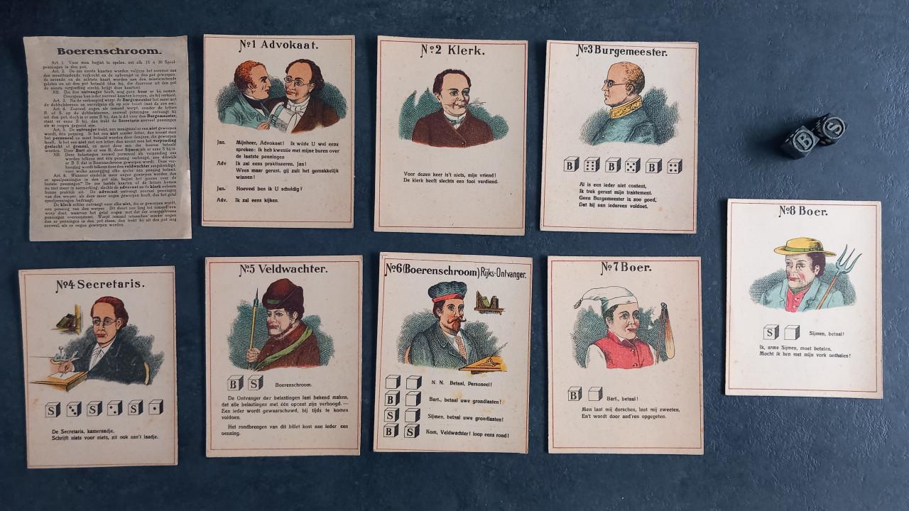 Oud spel boerenschroom