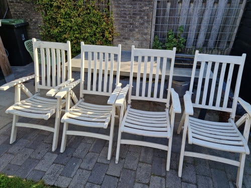 Hardhouten tuinstoelen