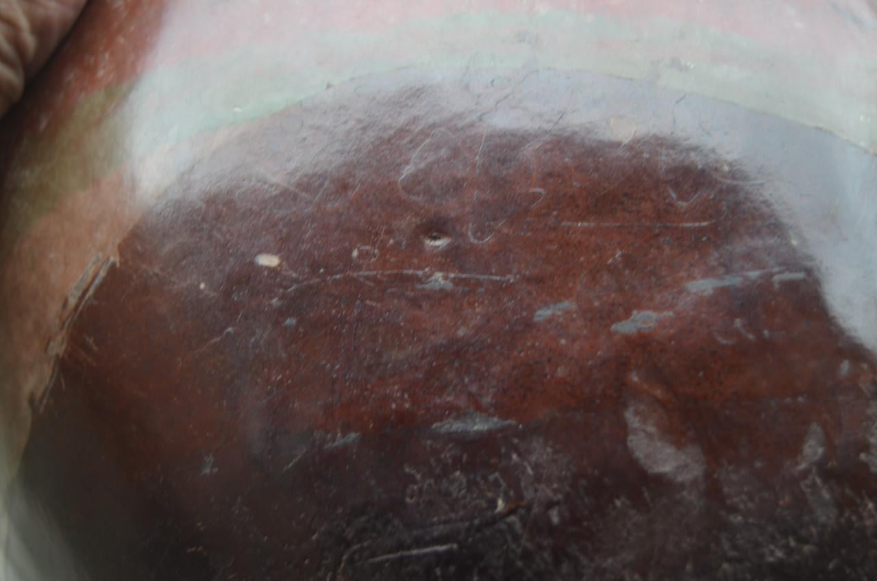 Prachtige Peruaanse pot, aardewerk. (2)