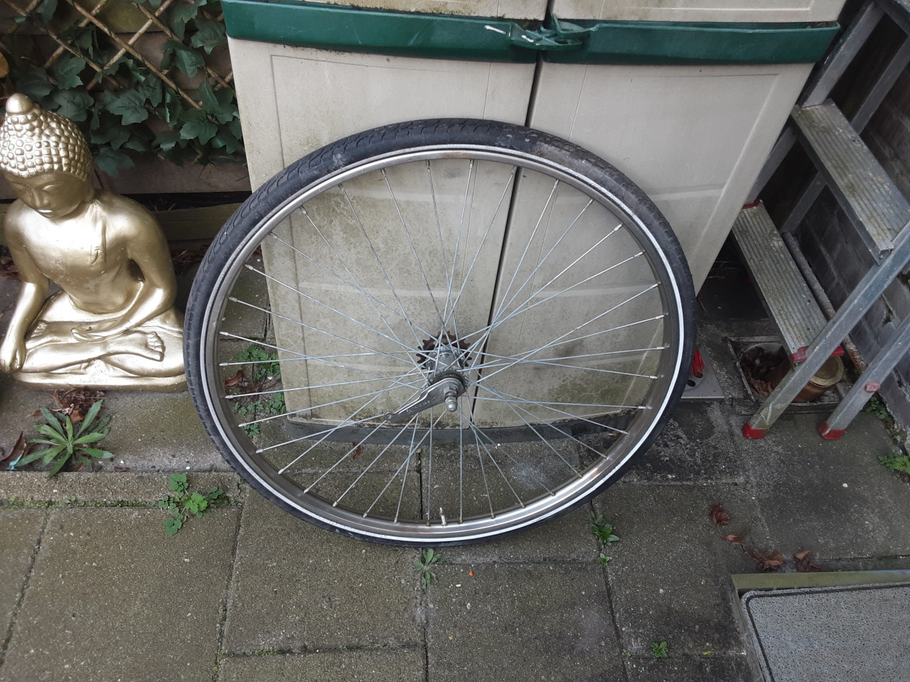 28 inch r.v.s achterwiel met terugtraprem