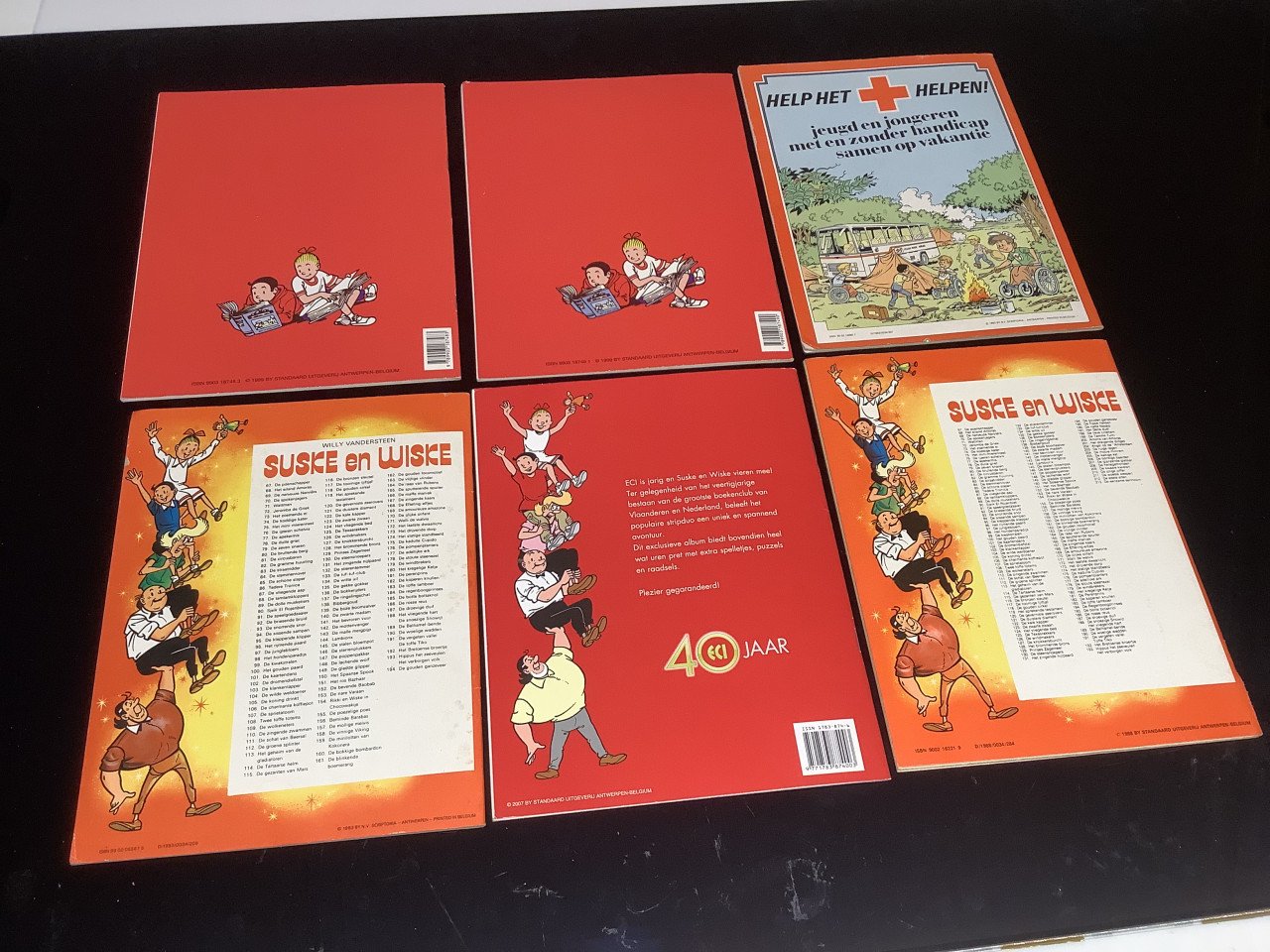 Stripboeken Suske en Wiske, speciale uitgave. 6 Verschillende.