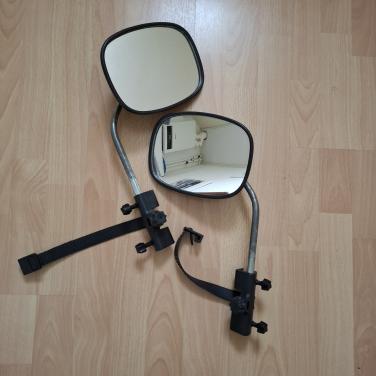 Spiegels voor auto i.v.m. caravan of aanhanger