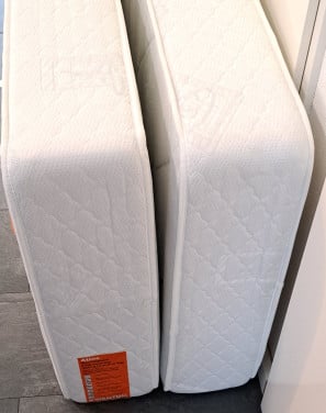 2 x Binnenveringsmatras ● 70x200x21 cm ● SG 40 ● H3
