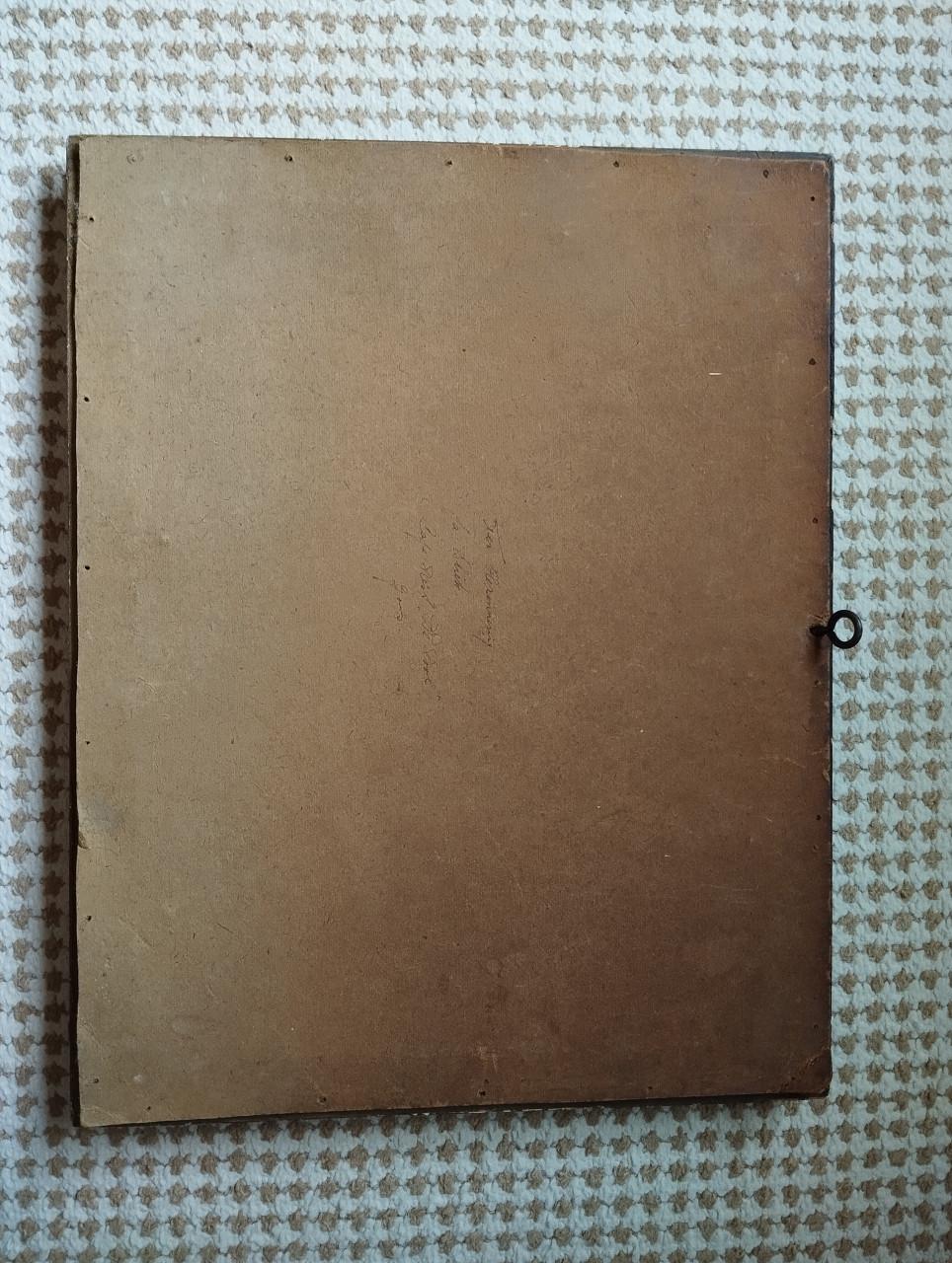 Olieverfschilderij "Kleine Kade, Goes" ca. 1950 gesigneerd