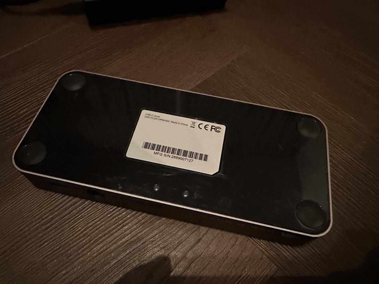 OWC USB-C Dock voor laptops (met o.a. HDMI, USB, Ethernet en audio)